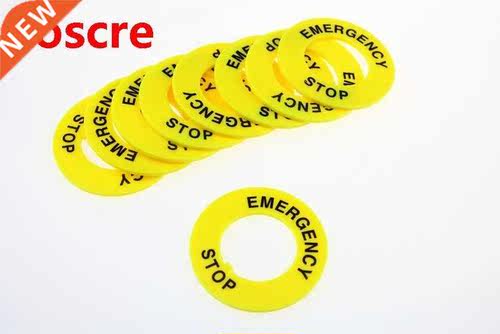 20 Pcs Yellow 22mm-40m	m Inner Diameter Emergency S Ring
