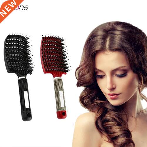Anti Klit Hair Brush Bristle&Nylon Hair Combs for Wo
