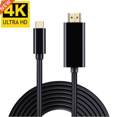 USB Type C 3.1 to HDMI 4K Video Converter Cable 1.8M Length