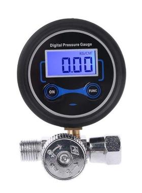 LCD Digital 1/4 0-200PSI Air Pressure Gauge Pressure Regula