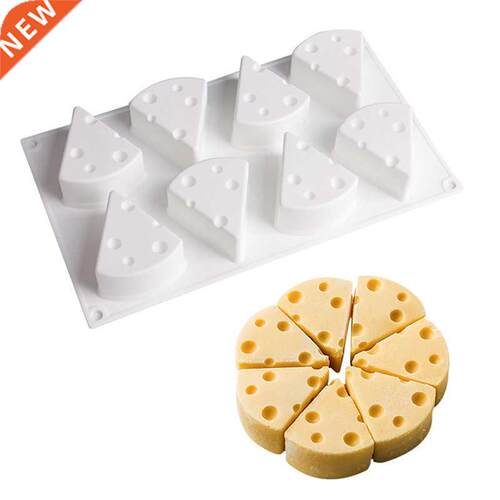 3D Cheese Shape Silicone Mold Mousse Cake Moulds Chocolate F