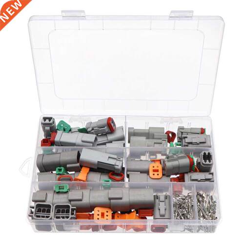 202pcs Waterproof Wire Connector DTM06 2//4/6/8/12S Pin DT0