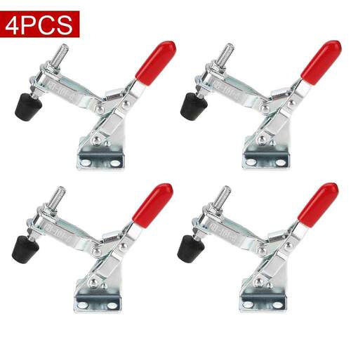 4Pcs Vertical Toggle Clamps GH-101A Anti-Slip Horizontal Cli