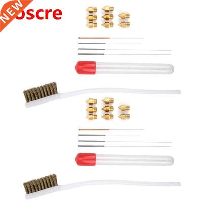 Tool Set set tool 2 Set Nozzle Cleaning Needle Brush Kit for