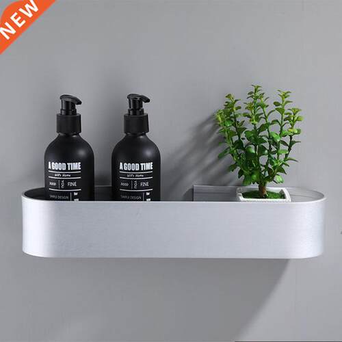 Black 30-50cm Lenght Wall Mounted Bath Towel Bar Holder Stor