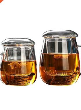 Tea Mug with Lid Filter,Coffee Cups Tea Set Mugs Beer Drink