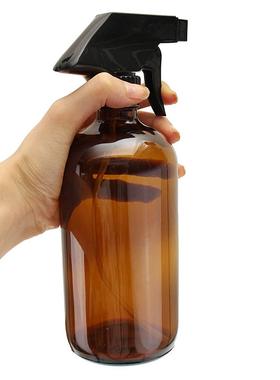 250/500ML mber Glss Spry Bottles Wter Spryer Trigger Fo