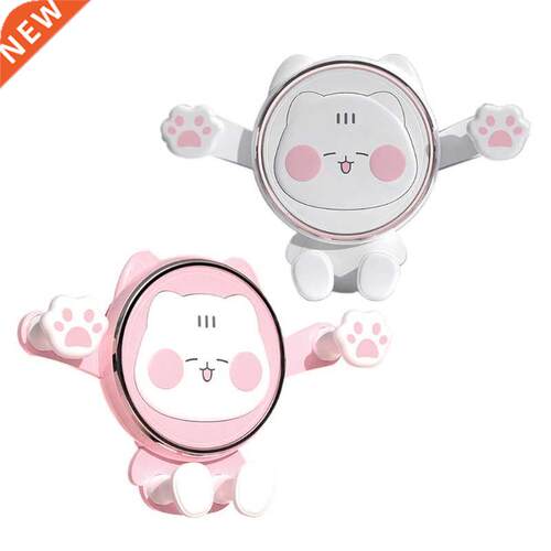 Car Mount for Phone Kitty Cartoon Car Phone Holder Kawaii Ha