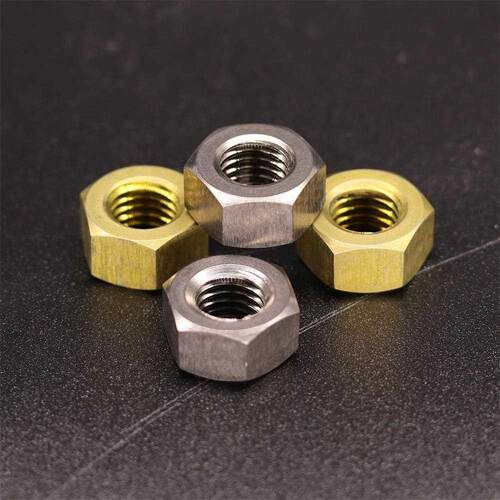 4PCS DIN94 M10 Titanium Alloy Hexagon Nuts
