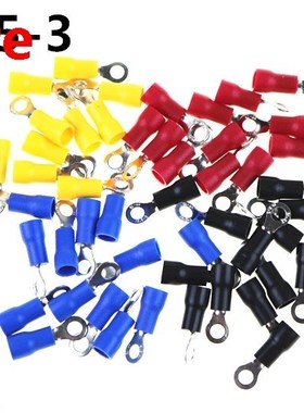50pcs /100pcs  Crimp Terminal RV1.25-3 22-16AWG 0.25-1.65mm^