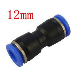 50 pcs PU12 Pneumatic Air fittings,straight union,12mm tube