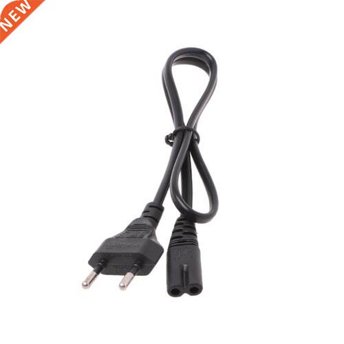 2-Prong Pin AC EU Power Supply Cable Lead Wire Power Cord Fo