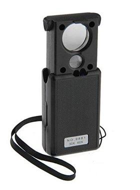 30X 60X Magnifier Magnifying Glass Eye Loupe Lens LED Jewell