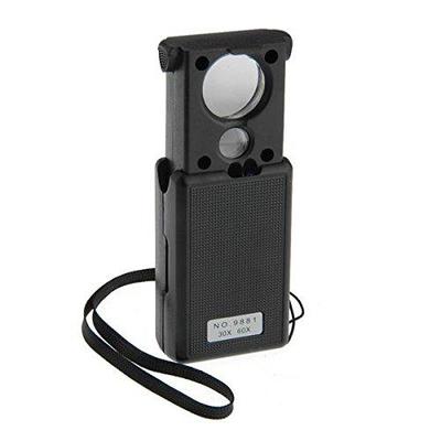 30X 60X Magnifier Magnifying Glass Eye Loupe Lens LED Jewell
