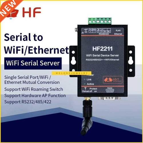 CE C HF2211 Modbus Serial RS232 RS485 RS422 to WiFi Ethern