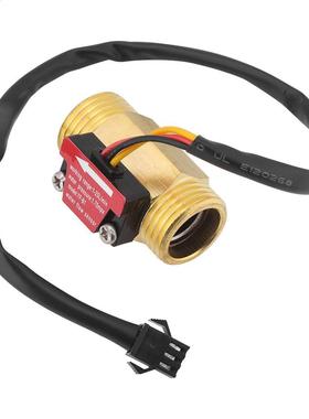 G1/2 Thread Metal Water Flow Sensor Switch Household Magneti