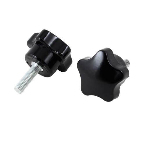 0 mm Star Head Dia M6 x 20 mm Male Thread Screw On Type Sta