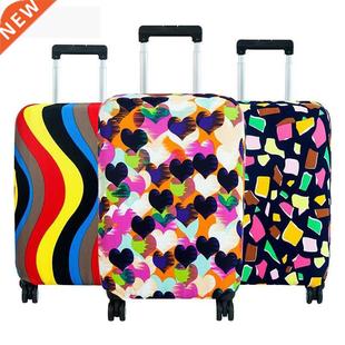 Fashion Suitcase Cover High Elastic Geometry Love Heart Shap
