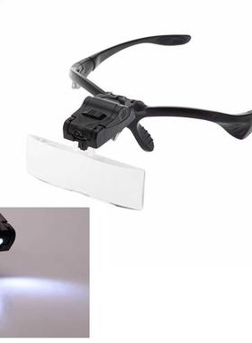 Headband Eye RepMagnifier 2 LED Light 1.0/1.5/2.0/2.5/3.5X G