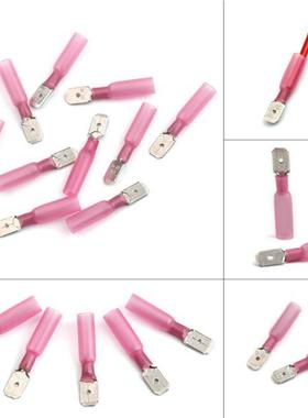 10Pcs Heat Shrink Spade Terminals Kit Waterproof Insulated B