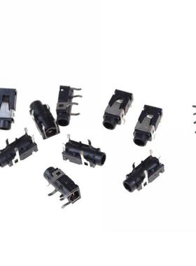 2018 10pcs/lot PJ321 3.5mm Female Audio Connector 4 Pin SMT