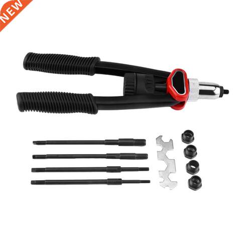 33cm Hand Riveter Rivet Nut Gun Riveting Tools with Nosepiec