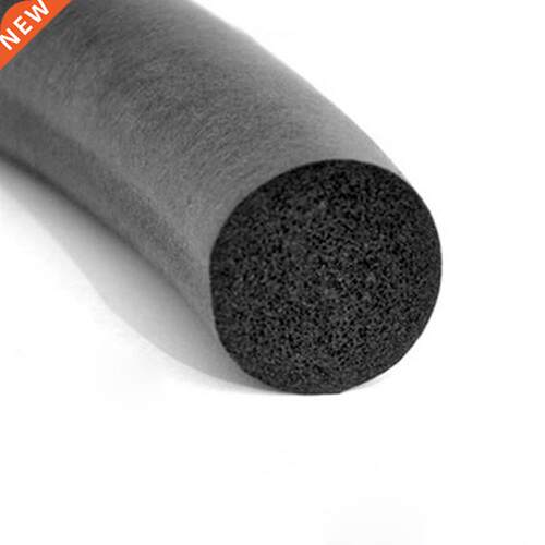 Round Sponge Cord Black Foam EPDM Rubber Gasket Trim Seal Di