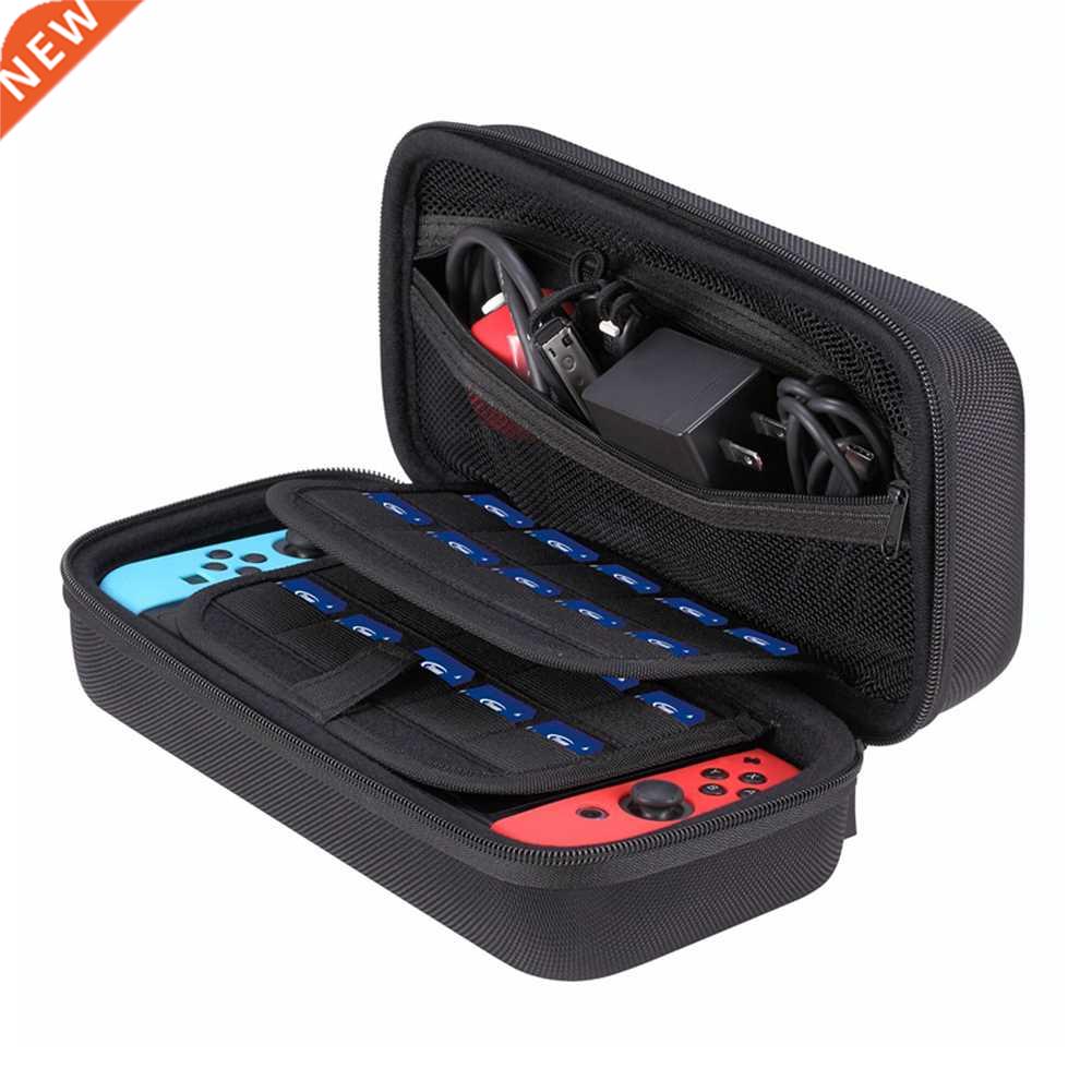 Gme Console Crrying Cse for NS OLED with Crd Slot Trvel