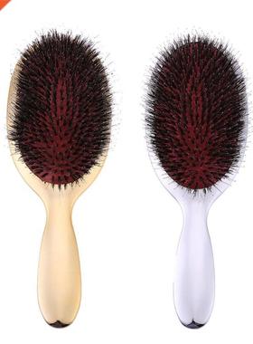 Professional Anti-Static Hair Brush Boar Bristle Massage Air