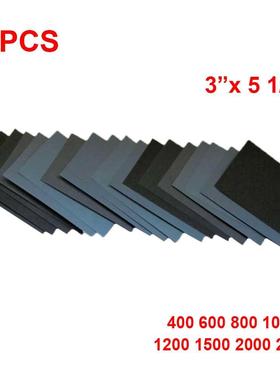 16pcs Sandpaper 400 600 800 1000 1200 1500 Grit Dry Wet Sand