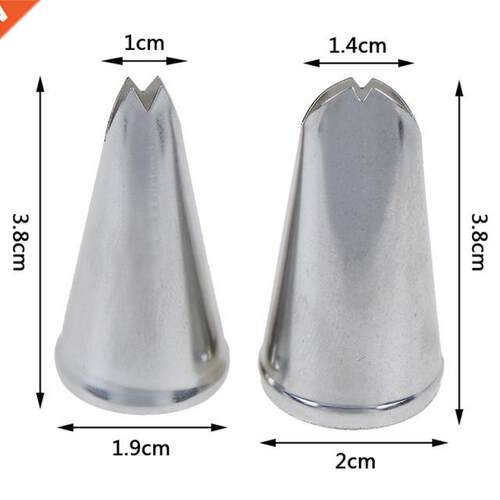 1 Pcs Stainless Steel Icing Piping Cream Cake Nozzles DIY Le