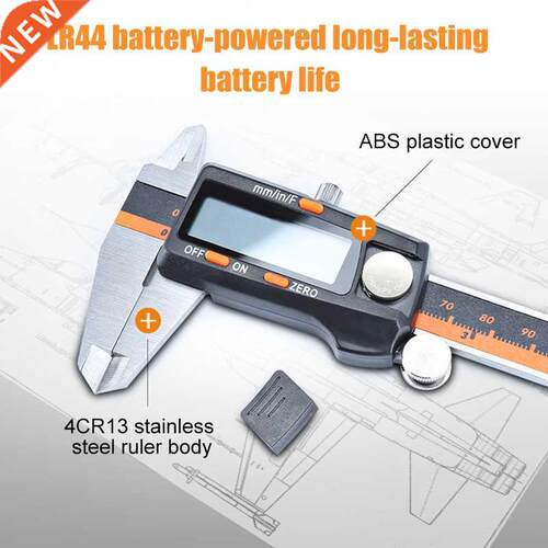 Caliper Electronic Vernier Metal Digital Calipers Sliding Ga