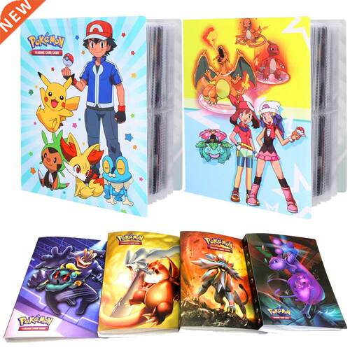 240Pcs Holder Album Collections Pokemon Cards Album Book To