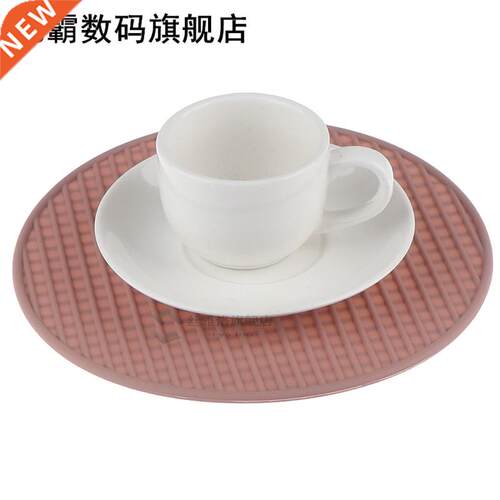 18*18 Cm Round Heat Resistant Silicone Mat Drink Cup Coaster