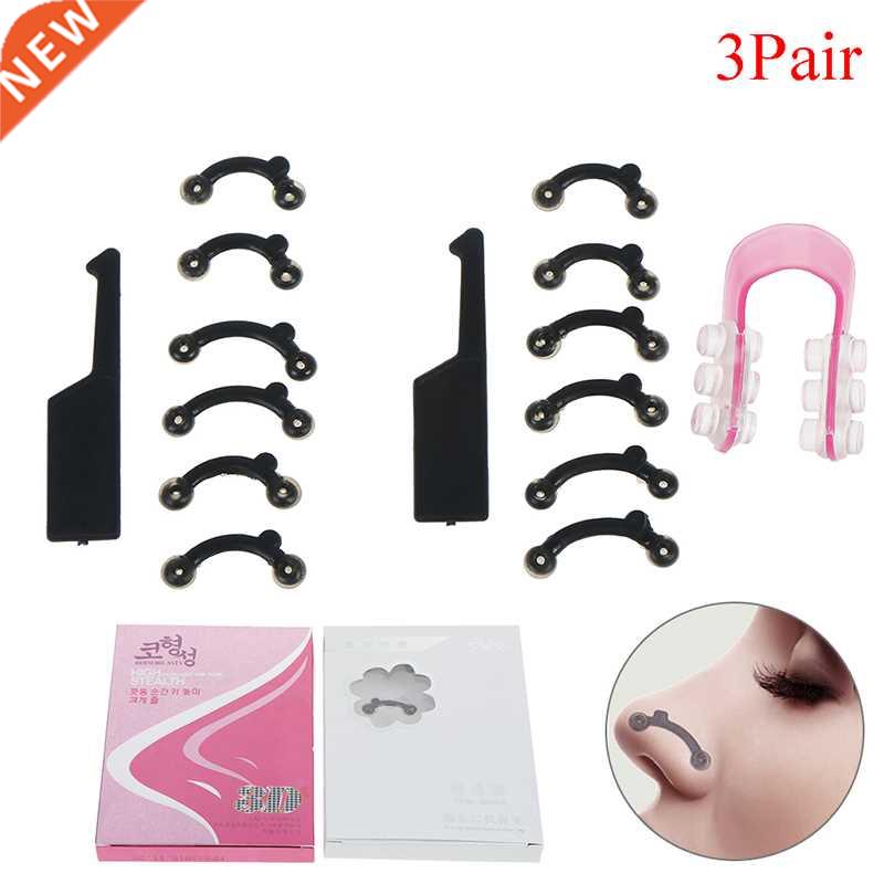 6Pcs/Set Beauty Nose Clip Corrector Massage Tool Nose Up Lif