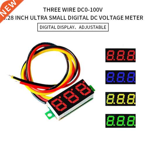 New Three-wire 0-100V DC Digital Voltmeter, Voltmeter With R