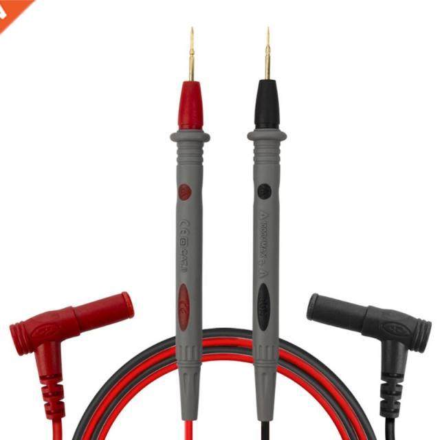 20A Gold Plated Multimeter Test Lead Probe PVC Wire Pen Cabl