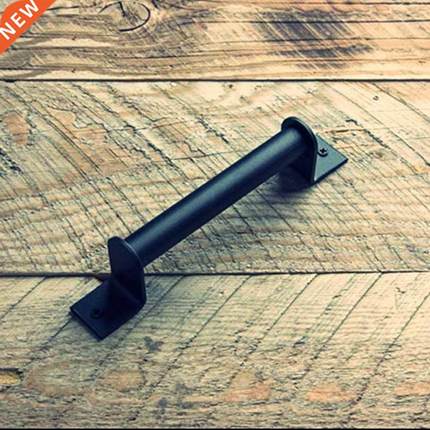 Black carbon steel Sldng Barn Door Pull Handle Sldng Clo