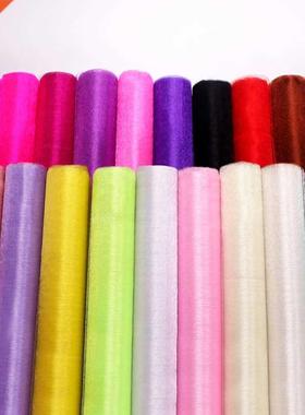 5M 10M Tulle Roll Crystal Fabric Organza Tulle Roll Spool We