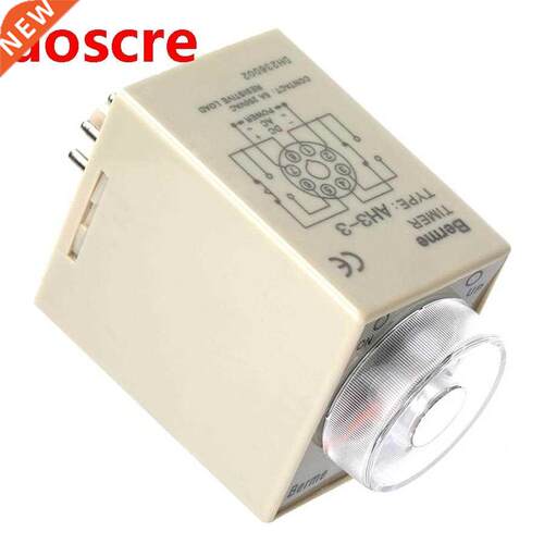 220VAC 6/10/0/60 Minutes Power On Delay Timer Time Relay AH