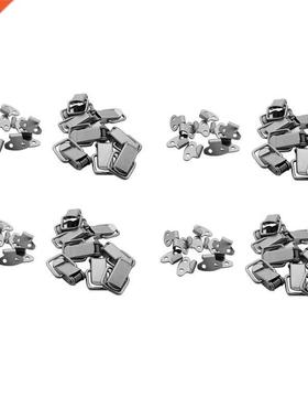 40Pcs Cabinet Spring Loaded Iron Straight Loop Toggle Latch