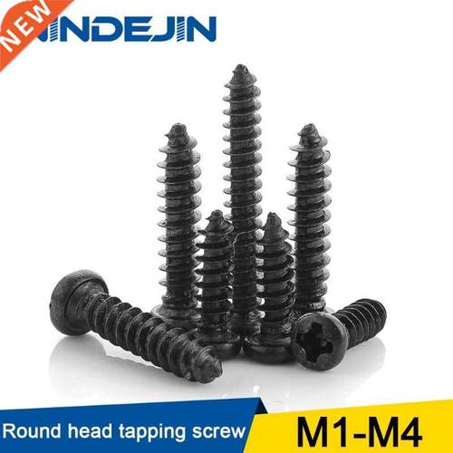 100pcs Cross Round Head Phillips Self-tapping Screw M1 M1.2