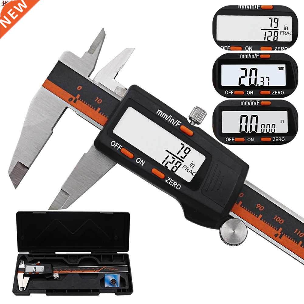 150mm Stainless Steel LCD Display Digital Caliper 6 Inch Fra