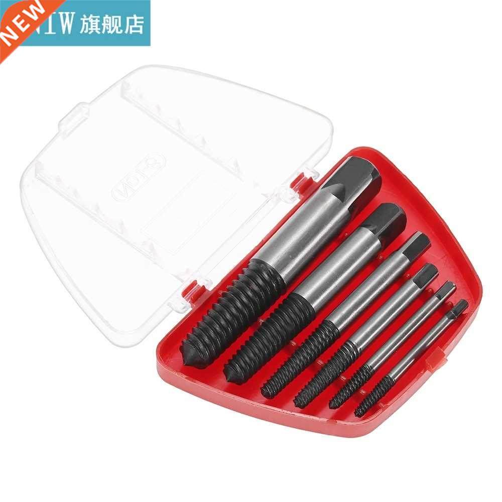 6pcs 3-22 Screw Extractor Reover Easy Out Drill Bits hand