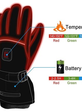 Winter Ski Outdoor Work USB Electric Heated Gloves Hand