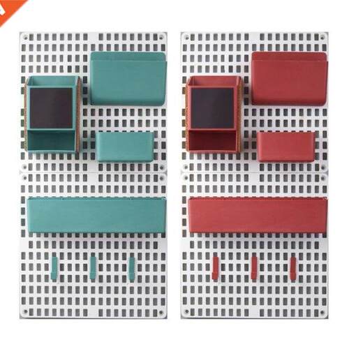 Wall Mount Pegboard Combination Home Kitchen Storage Shelvin