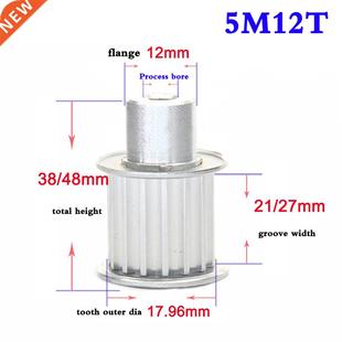 Width Bel 12T Timing 27mm 21mm Wheel Synchronous 16T 1PCS