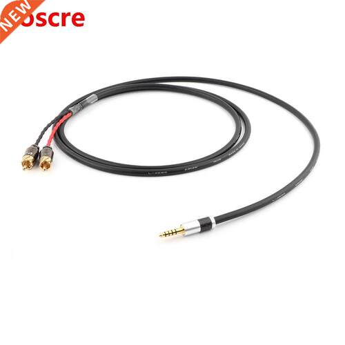 HIFI 4.4mm to 2 RCA Audio Cable 1 tp 2 splitter HIFI cable F