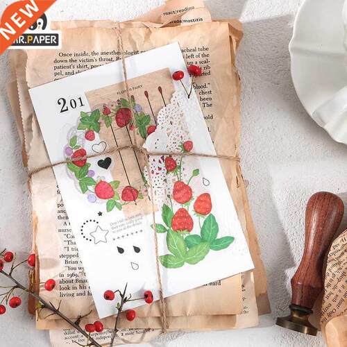 Mr.paper 15Pcs/bag 4 Designs Forest Tea Party Series Ins St