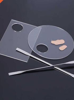 Acrylc Clear Makeup Palette Clear Nal Stampng Plates Pol